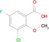 3-Chloro-5-fluoro-2-methoxybenzoic acid