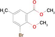 Methyl 3-bromo-2-methoxy-5-methylbenzoate