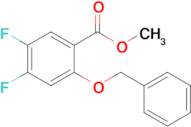 Methyl 2-(benzyloxy)-4,5-difluorobenzoate