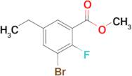 Methyl 3-bromo-5-ethyl-2-fluorobenzoate