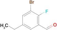 3-Bromo-5-ethyl-2-fluorobenzaldehyde