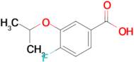 4-Fluoro-3-isopropoxybenzoic acid