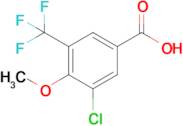 3-Chloro-4-methoxy-5-(trifluoromethyl)benzoic acid