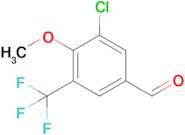 3-Chloro-4-methoxy-5-(trifluoromethyl)benzaldehyde