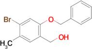 [2-(benzyloxy)-4-bromo-5-methylphenyl]methanol