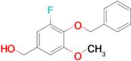 4-Benzyloxy-5-fluoro-3-methoxybenzyl alcohol