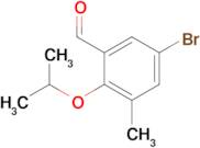 5-Bromo-3-methyl-2-(propan-2-yloxy)benzaldehyde