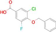 3-Chloro-5-fluoro-4-(phenylmethoxy)-benzoic acid