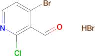 4-Bromo-2-chloropyridine-3-carbaldehyde hydrobromide