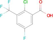 2-Chloro-5-fluoro-3-(trifluoromethyl)benzoic acid