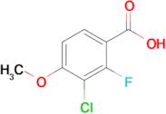 3-Chloro-2-fluoro-4-methoxybenzoic acid