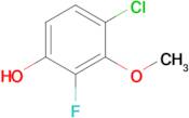 4-Chloro-2-fluoro-3-methoxyphenol