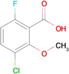 3-Chloro-6-fluoro-2-methoxybenzoic acid