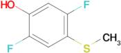 2,5-Difluoro-4-(methylsulfanyl)phenol