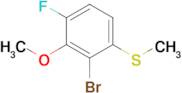 2-Bromo-4-fluoro-3-methoxythioanisole