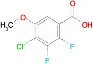 4-Chloro-2,3-difluoro-5-methoxybenzoic acid