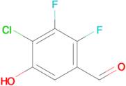 4-Chloro-2,3-difluoro-5-hydroxybenzaldehyde