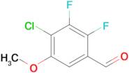 4-Chloro-2,3-difluoro-5-methoxybenzaldehyde