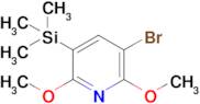 5-Bromo-2,6-dimethoxy-3-(trimethylsilyl)pyridine