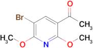 1-(5-Bromo-2,6-dimethoxy-3-pyridinyl)-ethanone