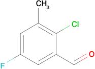 2-Chloro-5-fluoro-3-methylbenzaldehyde