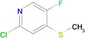 2-Chloro-5-fluoro-4-(methylthio)-pyridine