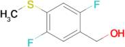 (2,5-Difluoro-4-methylsulfanylphenyl)methanol