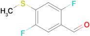 2,5-Difluoro-4-(methylthio)benzaldehyde