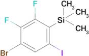 4-Bromo-2,3-difluoro-6-iodo-1-(trimethylsilyl)benzene