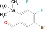 5-Bromo-3,4-difluoro-2-(trimethylsilyl)benzaldehyde