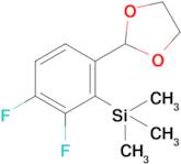 2-[3.4-Difluoro-2-(trimethylsilyl)phenyl]-1,3-dioxolane