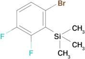 (6-Bromo-2,3-difluorophenyl)trimethylsilane