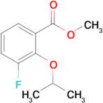3-Fluoro-2-(1-methylethoxy)-benzoic acid methyl ester
