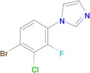 1-(4-Bromo-3-chloro-2-fluorophenyl)-1H-imidazole