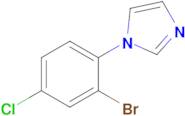 1-(2-Bromo-4-chlorophenyl)-1H-imidazole