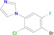 1-(4-Bromo-2-chloro-5-fluorophenyl)-1H-imidazole