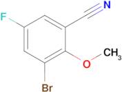 3-Bromo-5-fluoro-2-methoxybenzonitrile