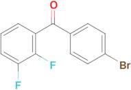 (4-Bromophenyl)-(2,3-difluorophenyl)methanone