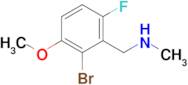 1-(2-Bromo-6-fluoro-3-methoxyphenyl)-N-methylmethanamine