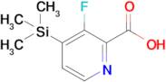 3-Fluoro-4-(trimethylsilyl)pyridine-2-carboxylic acid