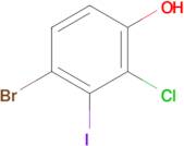 4-Bromo-2-chloro-3-iodophenol