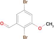 2,5-Dibromo-3-methoxybenzaldehyde