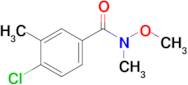 4-Chloro-N-methoxy-N,3-dimethylbenzamide