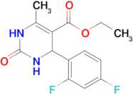 Ethyl 4-(2,4-difluorophenyl)-6-methyl-2-oxo-1,2,3,4-tetrahydro-5-pyrimidinecarboxylate