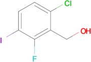 6-Chloro-2-fluoro-3-iodobenzyl alcohol