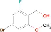 (4-Bromo-2-methoxy-6-fluorophenyl)methanol