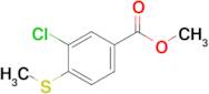 3-Chloro-4-(methylthio)-benzoic acid methyl ester