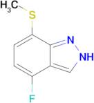 4-fluoro-7-(methylsulfanyl)-2H-indazole