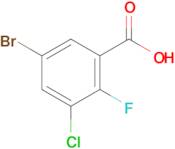 5-Bromo-3-chloro-2-fluorobenzoic acid
