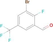 3-Bromo-2-fluoro-5-(trifluoromethyl)benzaldehyde